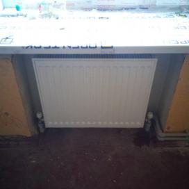 Монтаж запорной арматуры для стального радиатора