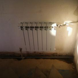 Монтаж батарей