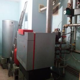 Установка котла