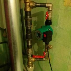 Реконструкция системы отопления частного дома (поселок Мирный)