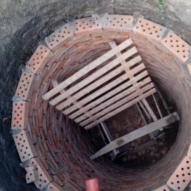 Установка сливной ямы