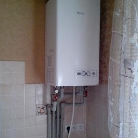 Монтаж котла в Днепропетровске