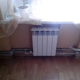 Монтаж отопления - радиаторов