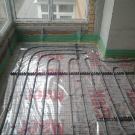 Монтаж отрожателя для теплых полов