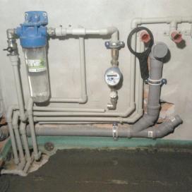 Установка колбового фильтра в квартире